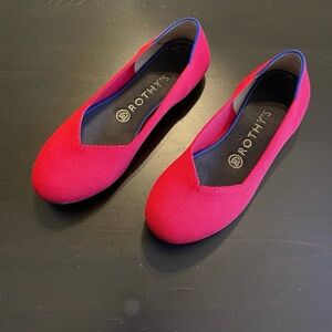 Rothy's Women's Vibrant Red and Blue Flats